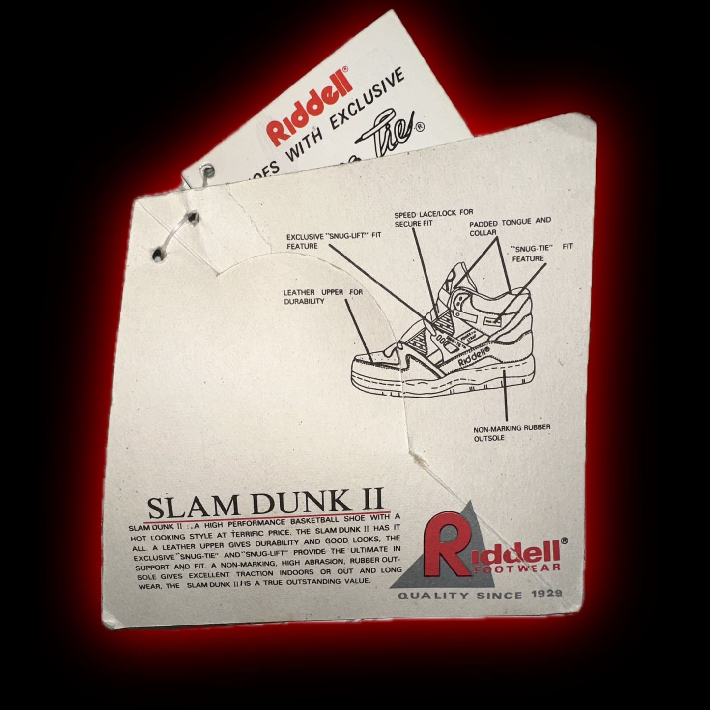 Riddell™️ Authentic “Slam Dunk II” Basketball Sneakers