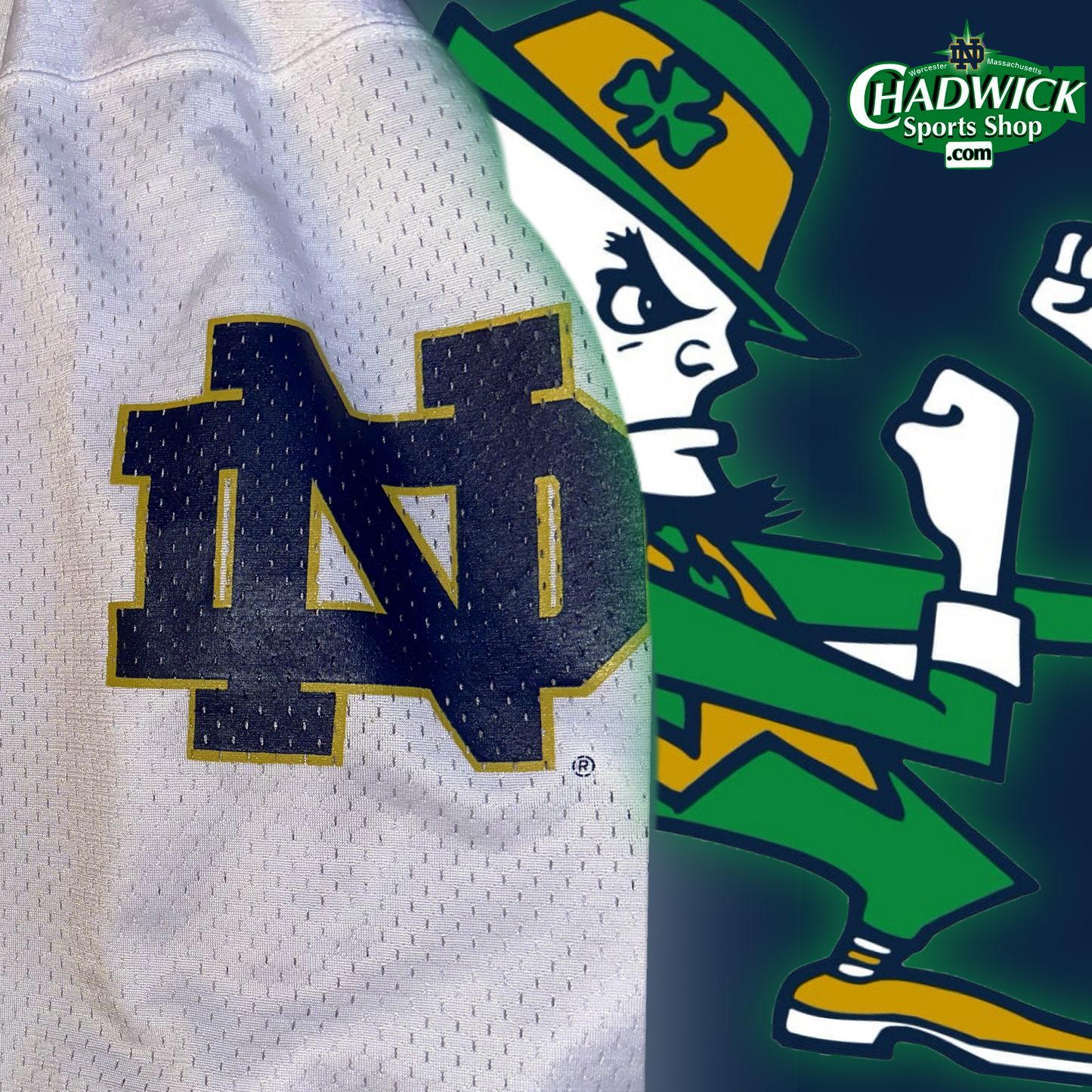 University of Notre Dame Fighting Irish Authentic Champion™️ Football Jersey (#3)