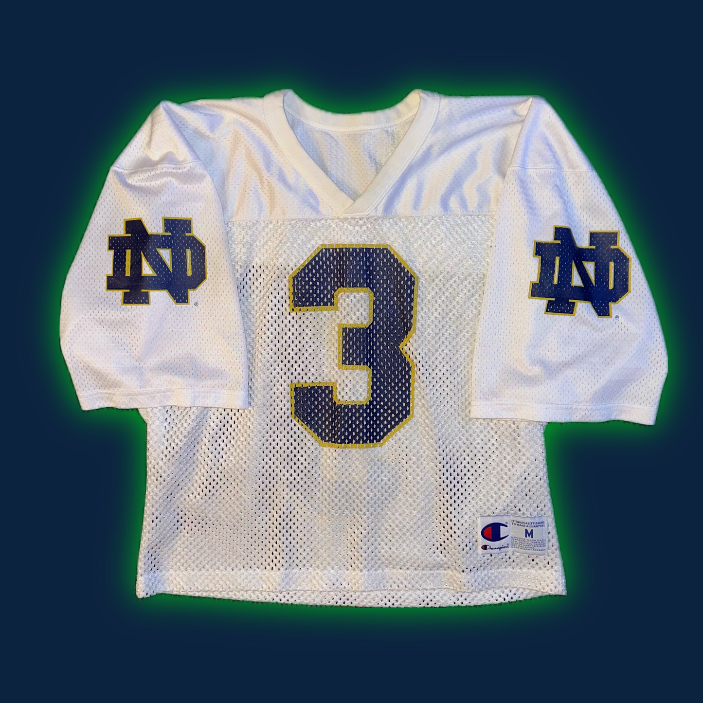 University of Notre Dame Fighting Irish Authentic Champion™️ Football Jersey (#3)