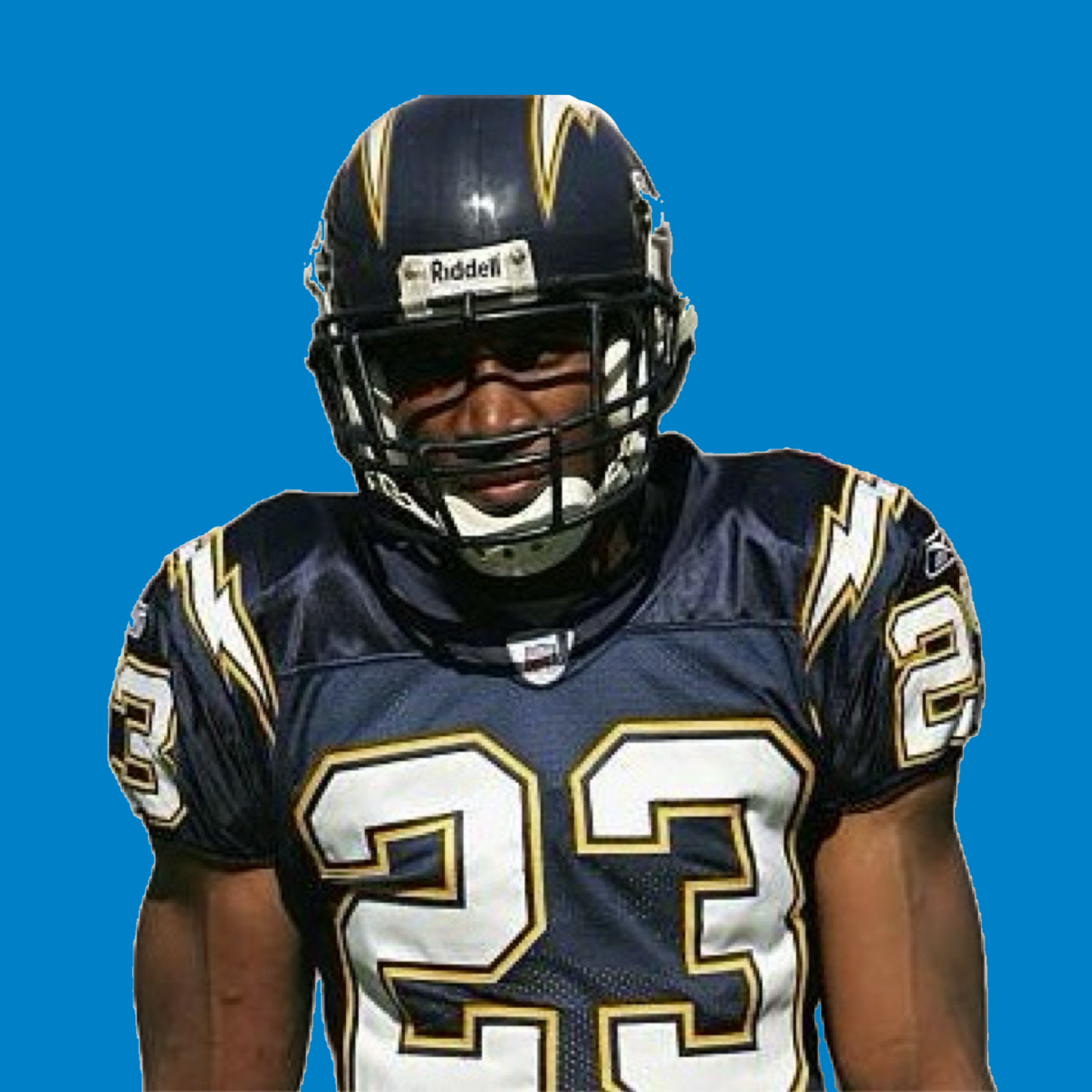 San Diego Chargers Quentin Jammer (#23) Authentic Reebok™️ Home Navy Replica Jersey