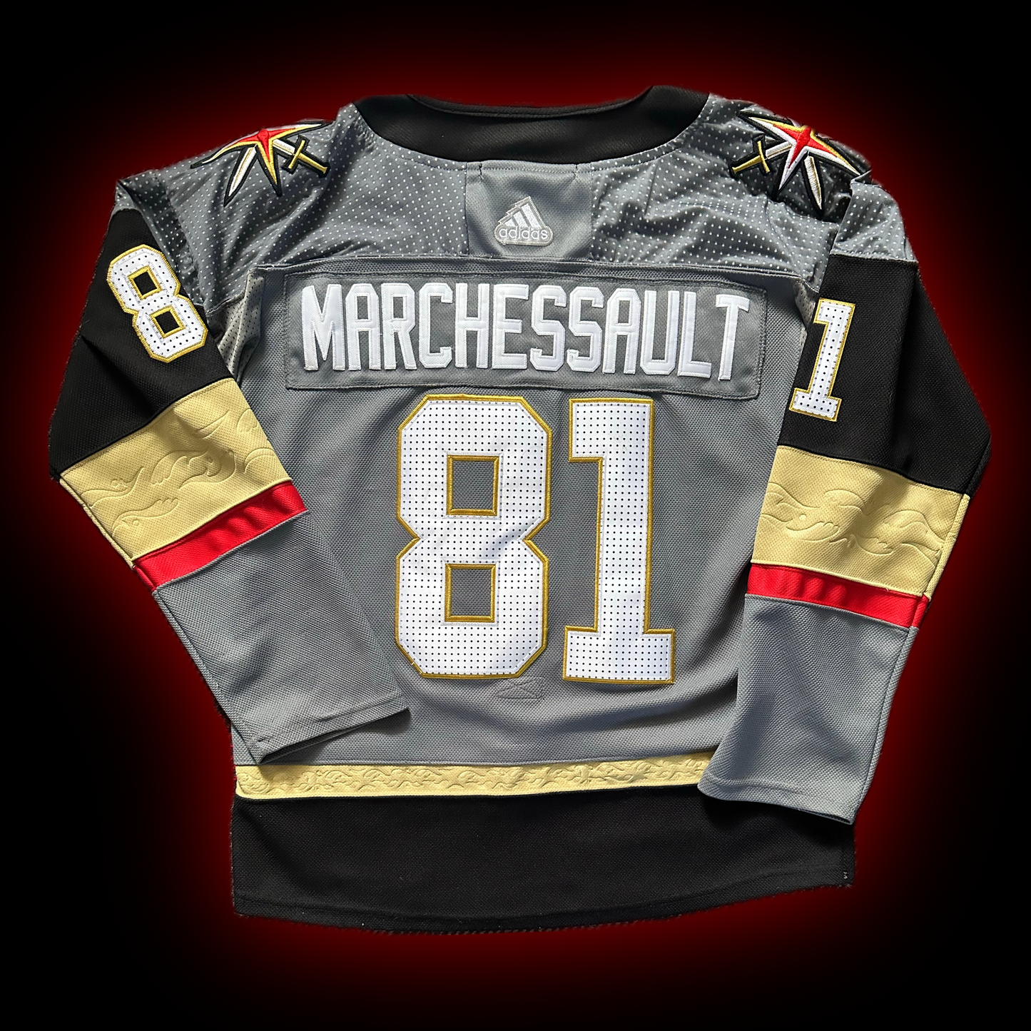 Las Vegas Golden Knights Jonathan Marchessault (#81) Authentic Adidas™️ Pro Cut NHL Jersey