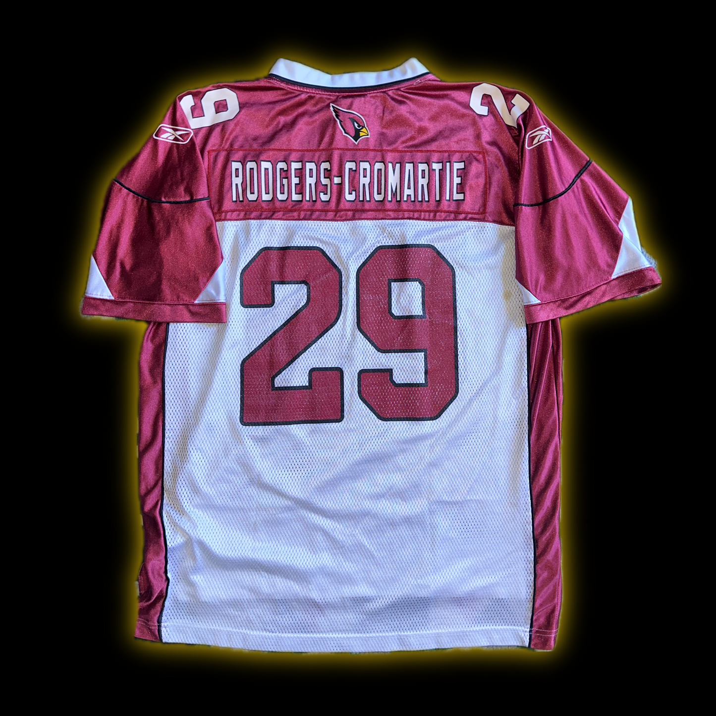 Arizona Cardinals Dominique Rodgers-Cromartie (#29) Authentic Reebok™️ Road White Super Bowl XLIII Jersey
