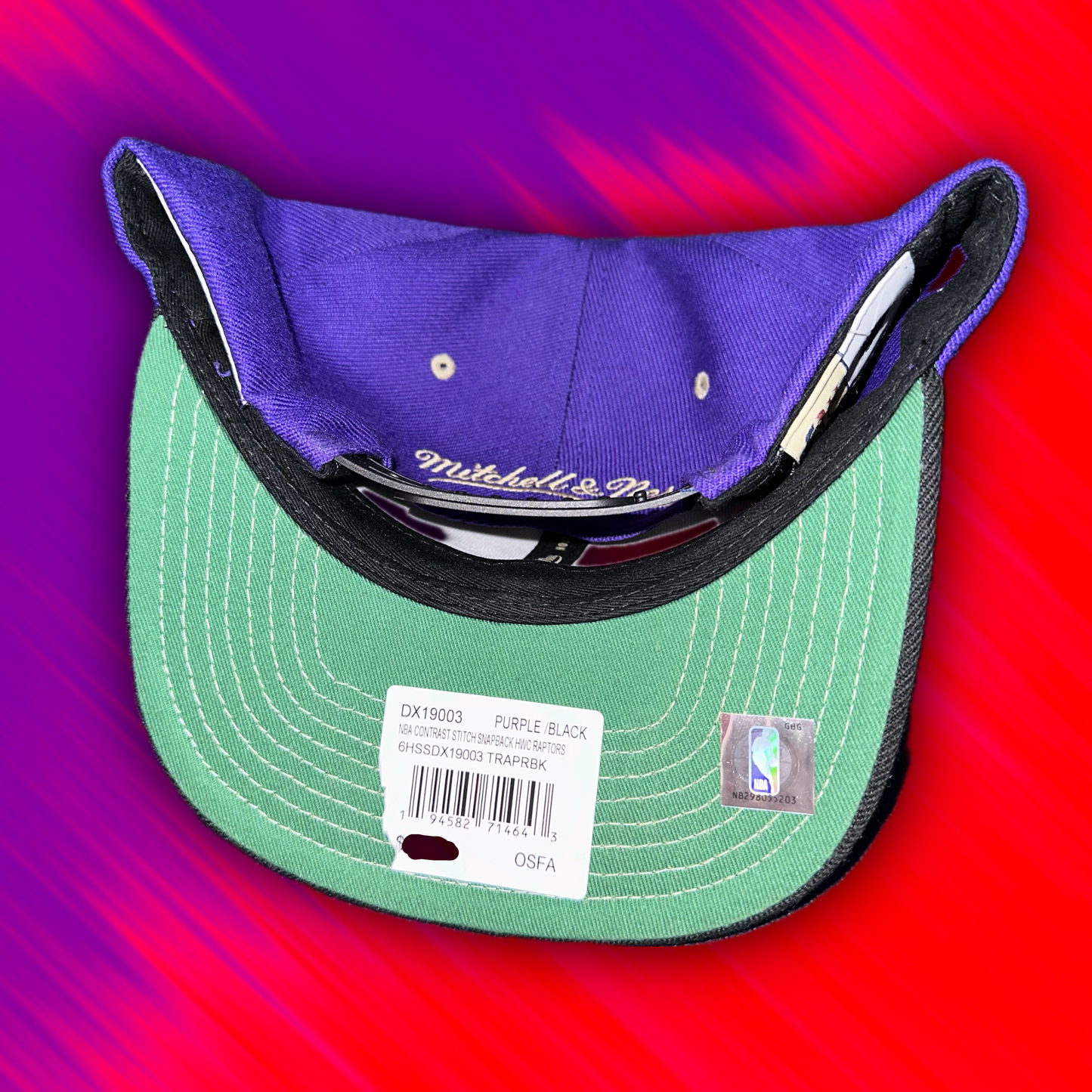 Toronto Raptors Authentic Mitchell & Ness™️ Snapback