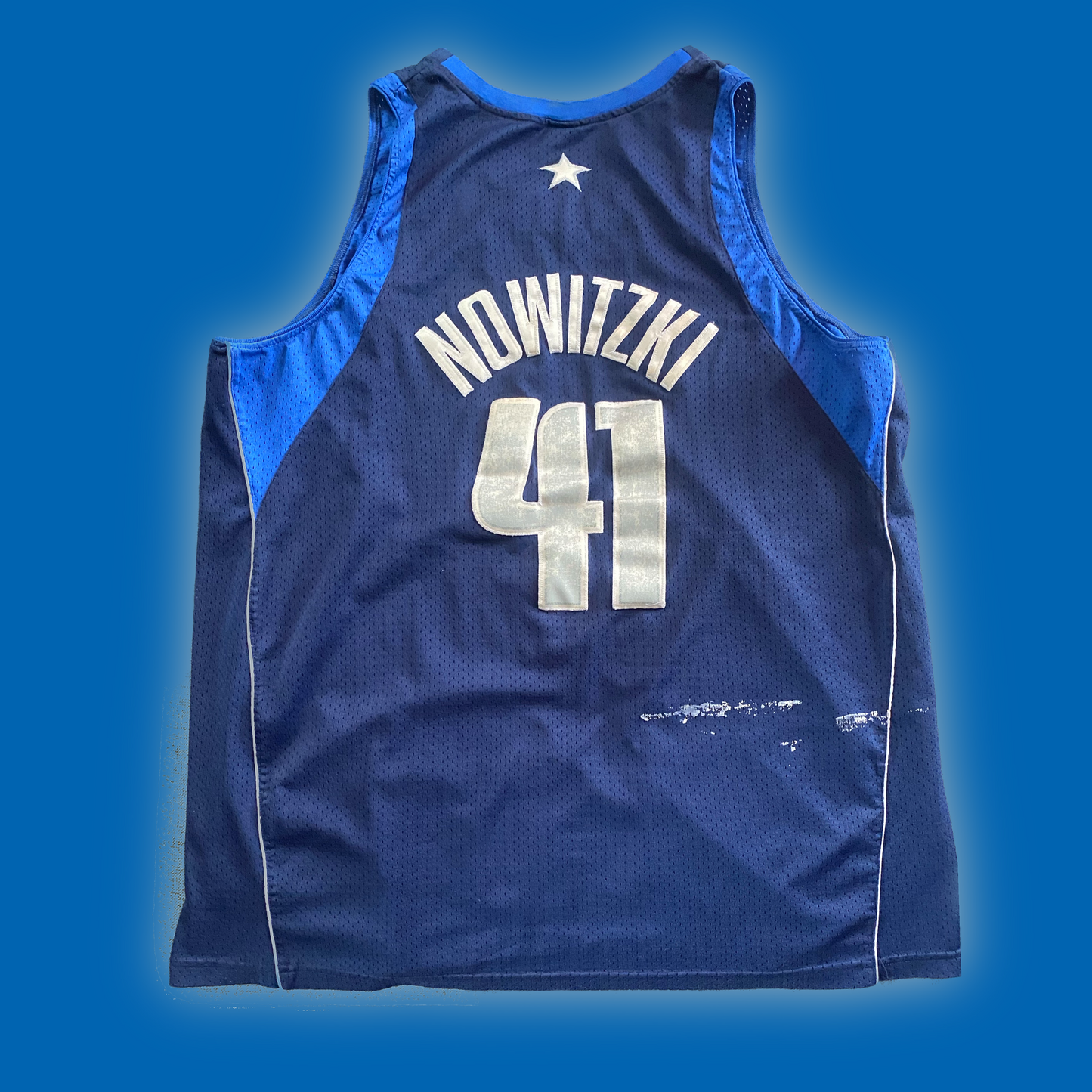 Dallas Mavericks Dirk Nowitzki (#41) Authentic Nike™️ Home Navy Jersey