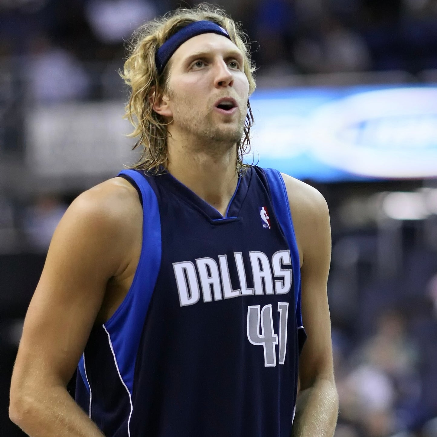Dallas Mavericks Dirk Nowitzki (#41) Authentic Nike™️ Home Navy Jersey