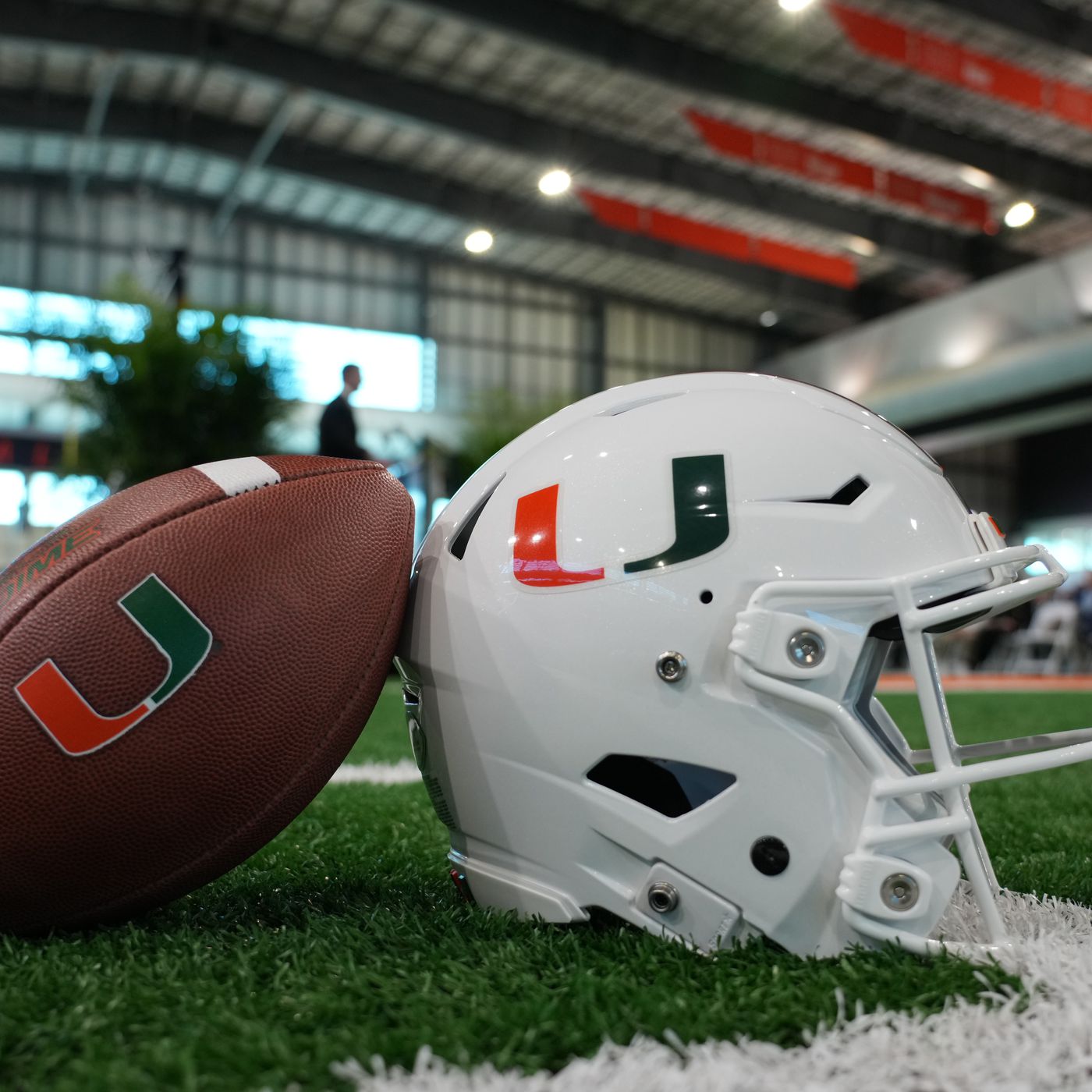 University of Miami Hurricanes Authentic Adidas Pro Cut Football Team Issue “Jackson (#17)” Jersey