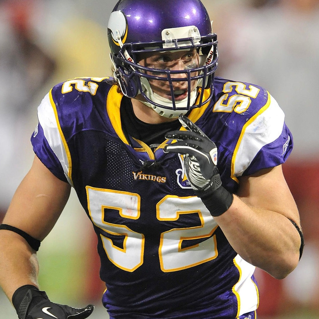 Minnesota Vikings Chad Greenway (#52) Authentic Reebok Black Alternate Prototype Replica Jersey