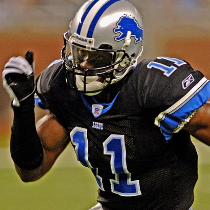 Detroit Lions Roy Williams (#11) Authentic Black Alternate Reebok Replica NFL Jersey