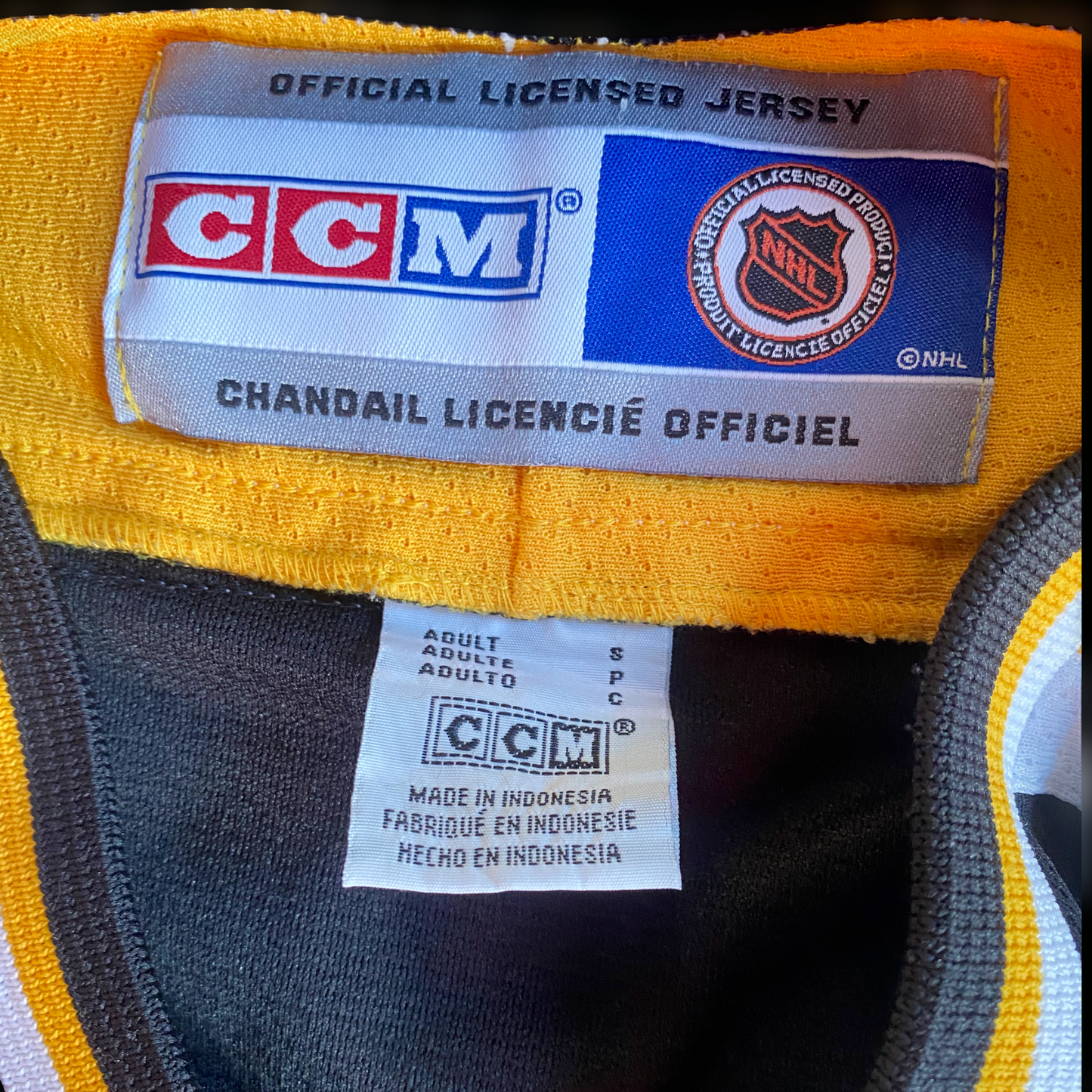 Boston Bruins Authentic NHL CCM Home Jersey