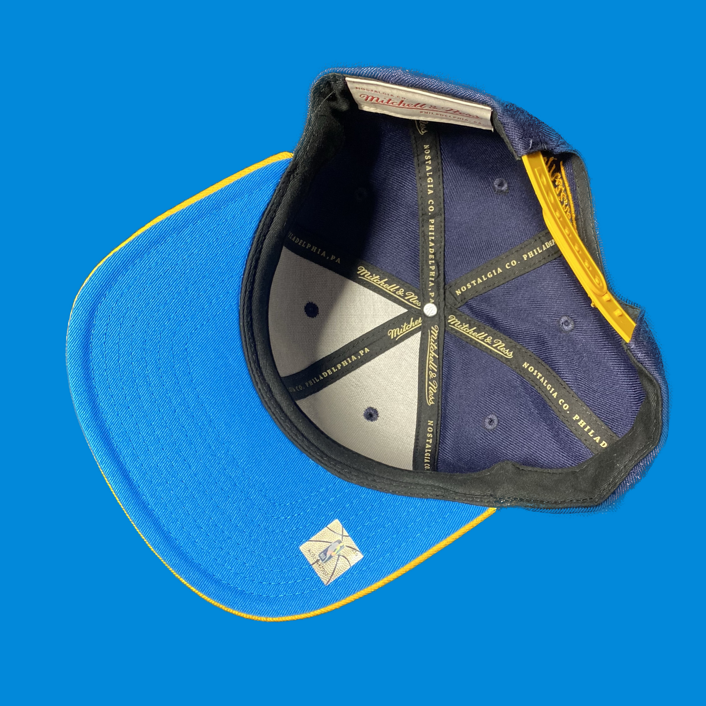 Golden State Warriors Authentic Mitchell & Ness NBA Snapback