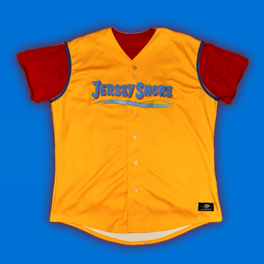 Jersey Shore BlueClaws (High-A affiliate- PHI) Authentic OT Sports™️ Yellow Vest Jersey