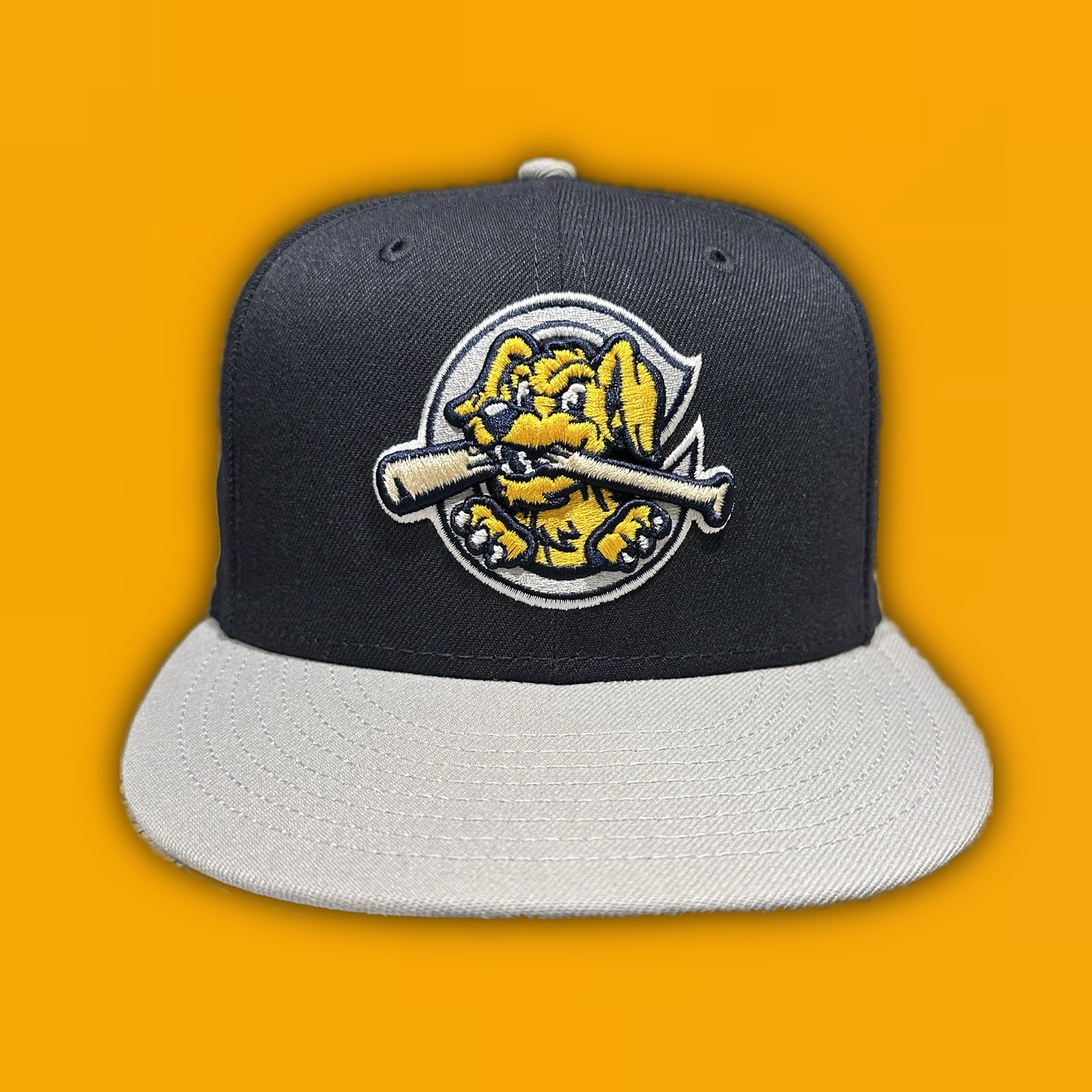 Charleston RiverDogs (Single-A Affiliate- TB) Authentic New Era™️ 59Fifty MiLB Road Fitted Hat