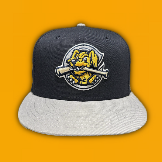 Charleston RiverDogs (Single-A Affiliate- TB) Authentic New Era™️ 59Fifty MiLB Road Fitted Hat