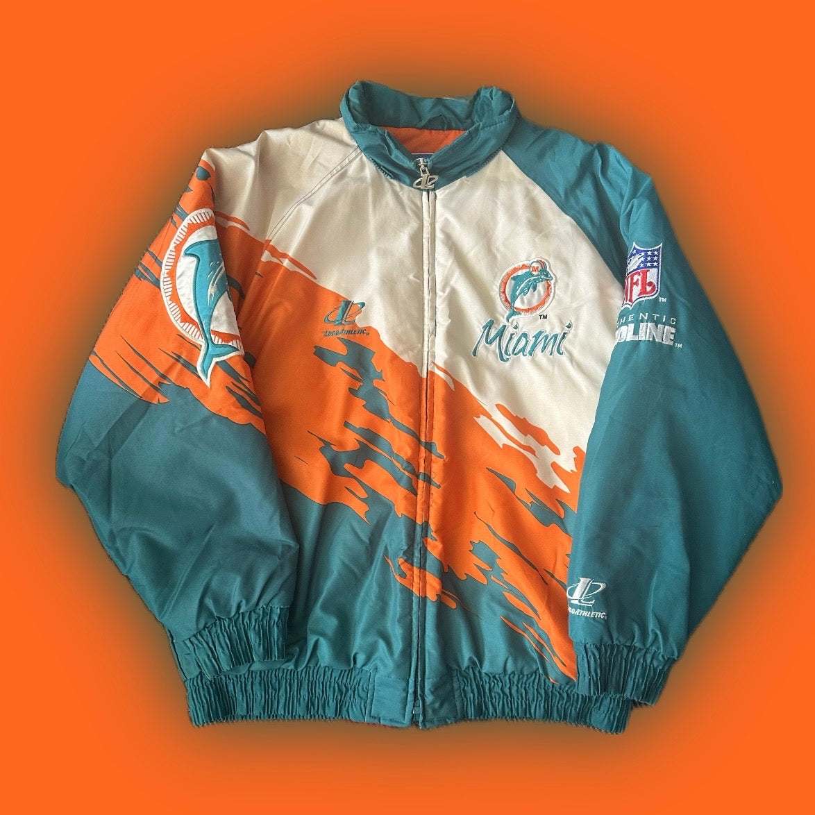 Miami Dolphins Authentic Logo Athletic™️ Splash Puffer Jacket