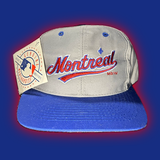 Montreal Expos Authentic Competitor™️ Road Gray Snapback