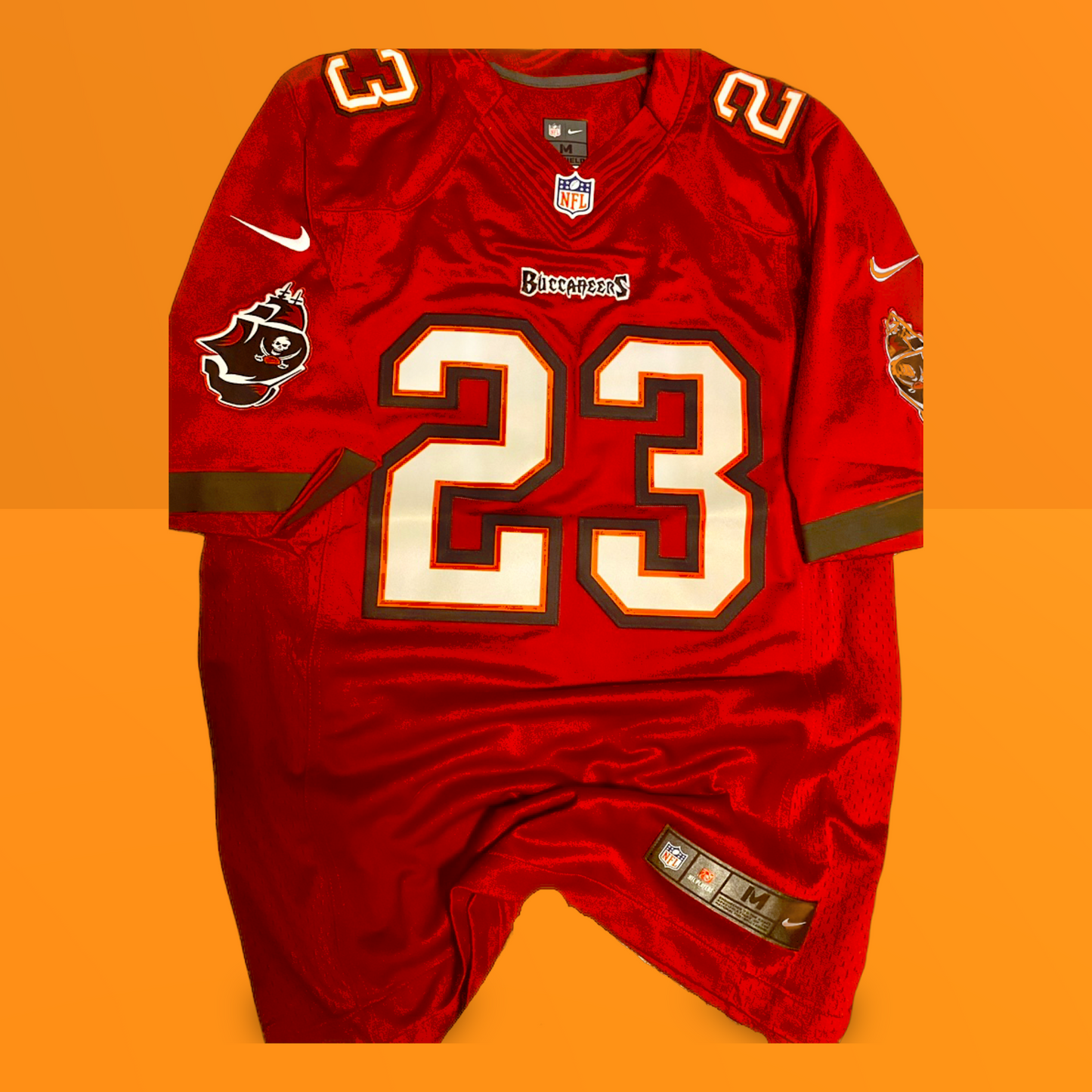 Tampa Bay Buccaneers Mark Barron (#23) Home Nike NFL Jersey Adult M