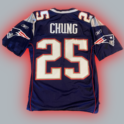 New England Patriots Patrick Chung (#25) Authentic Reebok™️ Home Navy Replica Jersey